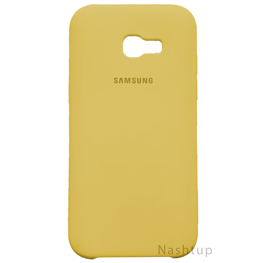 قاب سيليكونى اصلى رنگ زرد گوشى Samsung Galaxy A7 2017